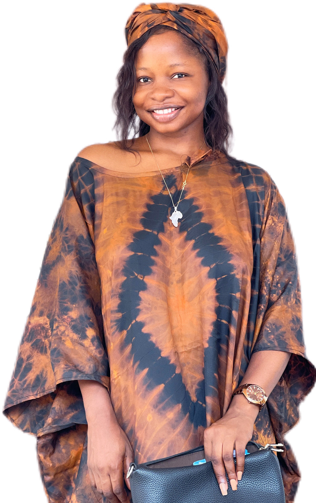 SILK ADIRE BOUBOU ( fit all sizes)